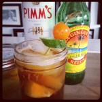 Pimm's Cup.  Brilliant!