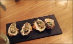 Oysters with a coriander and citrus vinaigrette