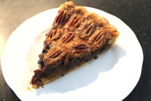 This is NOT D#rby Pie. It's got bourbon, and chocolate, and pecans. My kind of pie. 
