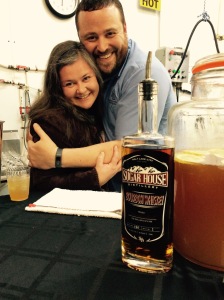 Bourbon made in Utah! Who'd have thunk it? My buddy Jake from Sugar House Distilling and I are pretty dang excited! 