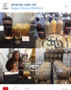 Image capture from my new friend Amanda (well, new IRL; we've been Instafriends for forever!) So many great folks out supporting the distillery. 