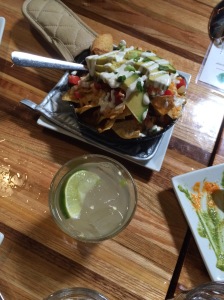 Veggie nachos and a zippy jalapeño margarita at Zest Kitchen & Bar. Check out Instagram with the hashtag #10AMcocktails to see what all of us ate and drank for brunch at Zest! YUM. 